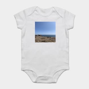 A cliff & the ocean Baby Bodysuit